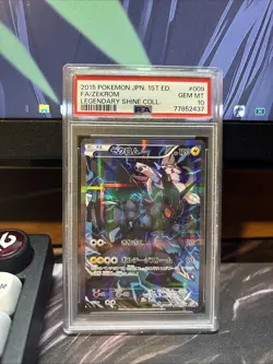 Pokemon Zekrom #009 2015 PSA 10 Japanese 1st Edition Legendary Shine Collection - Image 1