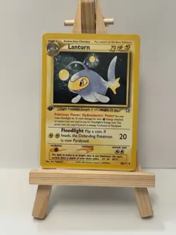 Pokemon Card Lanturn Neo Genesis 1st Edition Uncommon 38/111 LP - Image 1