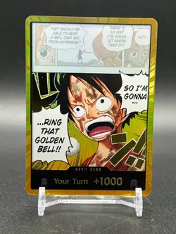DON!! Card (Luffy) (Gold) Adventure on Kami's Island Foil - Image 1