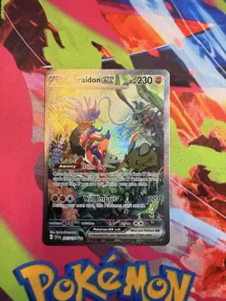 Pokemon TCG Koraidon EX Scarlet & Violet Base Set Holo Card 247/198 - Image 1