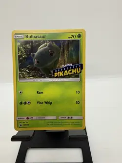 Bulbasaur SM198 Detecive Pikachu Holo Black Star Promo Pokemon Card NM - Image 1