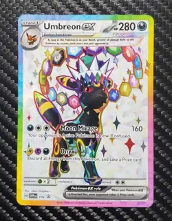Umbreon EX SVP 176 Sv: Scarlet & Violet Promo Cards Holo Blafm Star Mint Fresh - Image 1