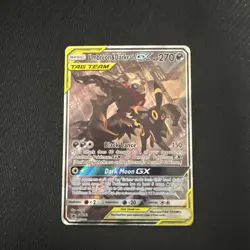 Pokemon Umbreon & Darkrai GX TAG TEAM Promo SM241 Holo Card HP 270 Sun & Moon NM - Image 1