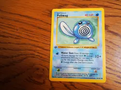 Pokemon 1999 1st Edition Shadowless Base Poliwag common card - Image 3