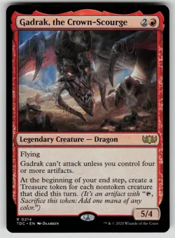 Gadrak, the Crown-Scourge Normal R Commander: Tarkir: Dragonstorm 214 NM - Image 1
