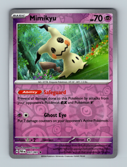 Pokemon TCG - Paldean Fates - Mimikyu - 037/091 - Reverse Holo - Image 1