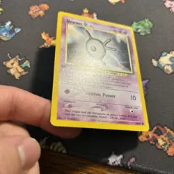 1ST EDITION Unown K 58/64 LP/EX -Vintage Pokemon Card- Neo Revelation (8q) - Image 3