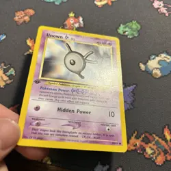 1ST EDITION Unown K 58/64 LP/EX -Vintage Pokemon Card- Neo Revelation (8q) - Image 4