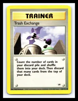 💥 TRASH EXCHANGE TRAINER Pokemon Gym Heroes # 126/132 Pokemon - Non Holo - Image 1