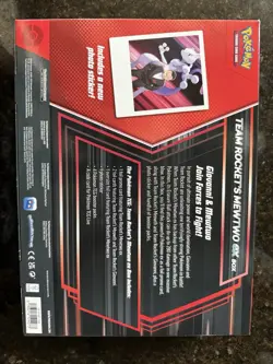 NEW! Pokemon TCG Destined Rivals Team Rocket's Mewtwo ex Box New Sealed - Image 2