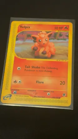Pokemon Vulpix Basic 136/165 Expedition Base Set Common English 2002 TCG - Image 1