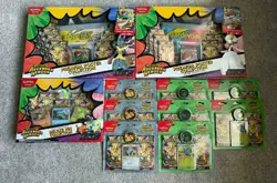 Pokemon Ascended Heroes Lot (2x Poster, 1x Pin, 3x Larry & 5x Erika) - Image 1