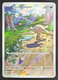 2025 Pokemon Phantasmal Flames Paldean Wooper #102/094 Illustration Rare - Image 1
