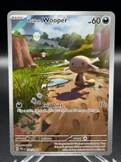 Pokemon TCG: Paldean Wooper 102/094 Me02: Phantasmal Flames Illustration Rare - Image 1