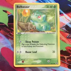Pokemon TCG Bulbasaur FireRed & LeafGreen Regular Common 54/112 2004 Basic 50 H… - Image 1