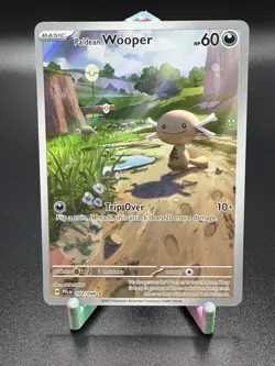Pokemon Paldean Wooper Me02 Phantasmal Flames Illustration Rare Holo 102/094 - Image 1