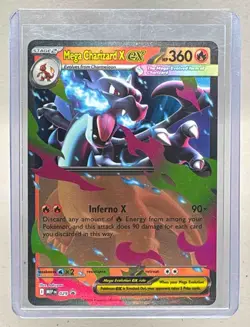 Mega Charizard X ex 2025 Pokemon MEP Black Star Promos #029 - Image 1