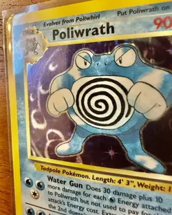 Poliwrath Holo 013/102 - Base Set Pokemon Card - Vintage WotC - Image 2