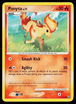 Ponyta 71/100 Common Stormfront Pokemon Lightly Played - Image 1