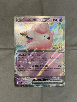 Pokemon TCG Lillie's Clefairy ex 076/217 Me: Ascended Heroes Holo Authentic NM - Image 1