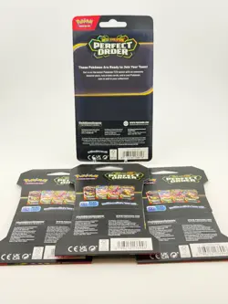 Pokemon TCG PO Blister Pack Clauncher & Clawitzer Promo and 3 PO Booster Packs - Image 2