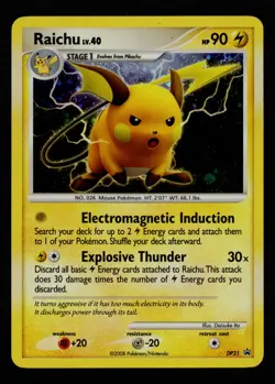 Raichu DP21 Diamond and Pearl Promo Pokemon TCG - Image 1