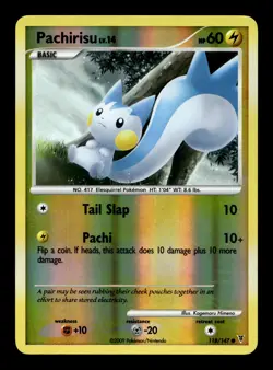 Pachirisu 118/147 Reverse Holofoil Supreme Victors Common Pokemon TCG - Image 1