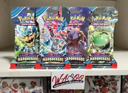 Pokemon TCG: Scarlet & Violet Twilight Masquerade Blister Sleeved Pack Lot Of 4x - Image 1