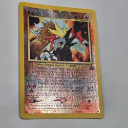SWIRL 🌀 Entei Black Star Promo #34 | Reverse Holo | Great Centering | Pokemon - Image 2