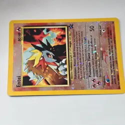 SWIRL 🌀 Entei Black Star Promo #34 | Reverse Holo | Great Centering | Pokemon - Image 5