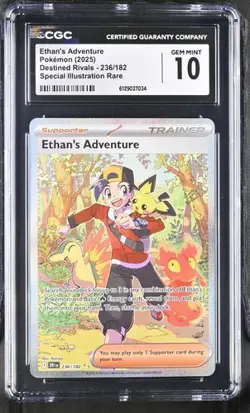 Ethan's Adventure *CGC 10* Special Illustration Rare *Destined Rivals* #236 - Image 1