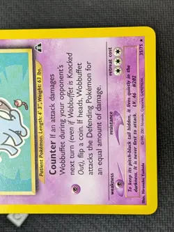 Wobbuffet 35/75 - Neo Discovery Unlimited Non-Holo Rare Pokemon TCG NM - Image 5