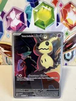 Team Rocket’s Mimikyu 238/217 Illustration Rare Pokemon TCG Ascended Heroes NM 2 - Image 1