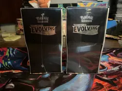 Pokemon TCG Sword & Shield Evolving Skies Elite Trainer Box Set of 2 ETBs Sealed - Image 4