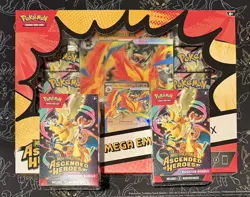 Pokemon Ascended Heroes booster bundle x2 + Mega Emboar Ex Box Factory Sealed - Image 1