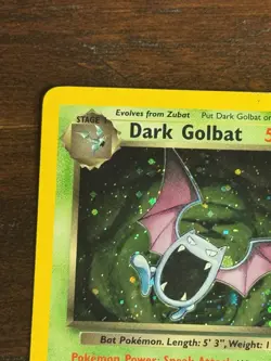 Dark Golbat 7/82 Team Rocket Unlimited Holo Rare Pokemon TCG - Image 2