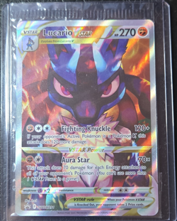 Pokemon Lucario VSTAR SWSH291 Sword & Shield Promo Full Art Holo 270 HP English - Image 1