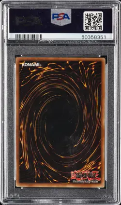 2002 YU-GI-OH! LOB-LEGEND OF BLUE EYES WHITE DRAGON #119 POT OF GREED PSA 10 - Image 2