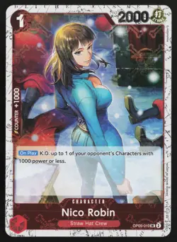 Nico Robin (Jolly Roger Foil) OP05-010 Premium Booster -The Best- One Piece NM - Image 1