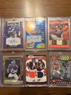 Panini/Leaf/Topps ONE TOUCH RC/Numbered/Autograph Lot of NFL cards - Image 2