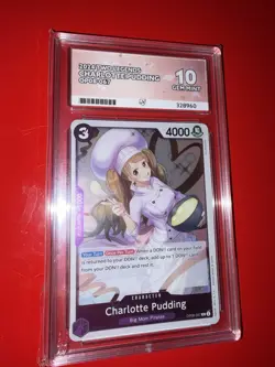 One Piece TCG Charlotte Pudding - OP08-067 ACE Graded 10 - Image 3