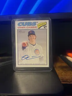 2026 Topps Heritage - Real One Autographs Owen Caissie #ROA-OC (AU, RC) - Image 1