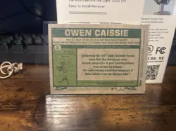 2026 Topps Heritage - Real One Autographs Owen Caissie #ROA-OC (AU, RC) - Image 2