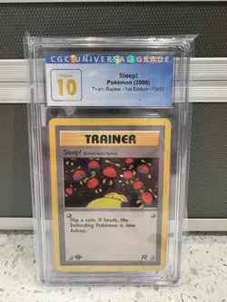 Pokemon TCG Sleep Trainer! Team Rocket 79/82 1st Edition CGC 10 Pristine - Image 1