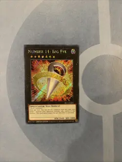 Yugioh! Number 11: Big Eye - BLC1-EN001 - Secret Rare - Limited Edition NM! - Image 1