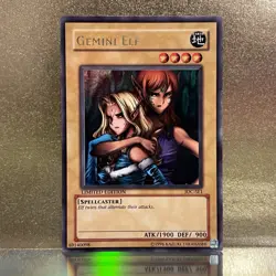 YuGiOh • Gemini Elf • IOC-SE1 • Limited Edition Holo Ultra Rare • MP - Image 1