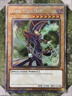 YuGiOh DARK MAGICIAN Platinum Secret Rare RA04-EN106 - Image 2