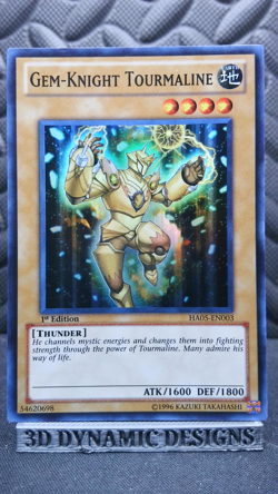 | Yugioh Gem-Knight Tourmaline HA05-EN003 1st Edition Super Rare NM/M 🔥 | - Image 1