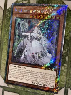 YuGiOh LOVELY LABYRINTH OF THE SILVER CASTLE Platinum Secret Rare RA04-EN295 - Image 1