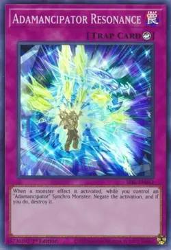 SESL-EN013 Adamancipator Resonance 1st Edition Super Rare Near Mint YuGiOh TCG - Image 1